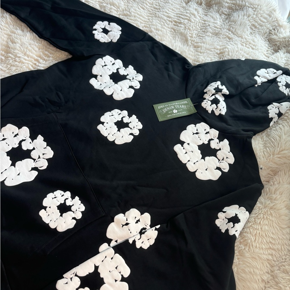 Black and White Graphic Hoodie